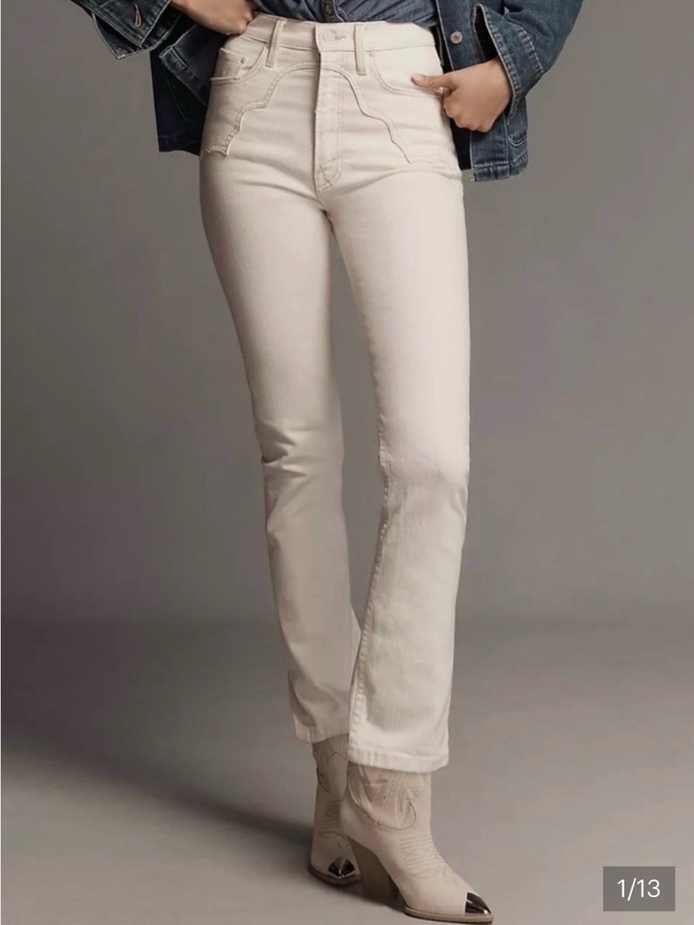 MOTHER Superior The buckle Bunny Rider Ankle Jeans